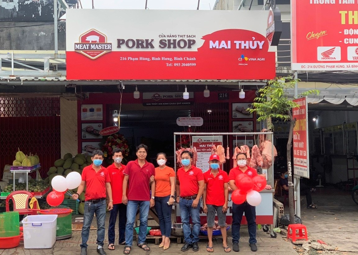Pork Shop Mai Thủy: 216 Phạm Hùng, Phường Bình Hưng, Huyện Bình Chánh.