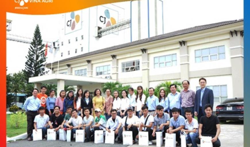 FACTORY TOUR IN APRIL 2021 – STUDENTS OF CAN THO UNIVERSITY VISITED CJ VINA AGRI FACTORY IN LONG AN PROVINCE