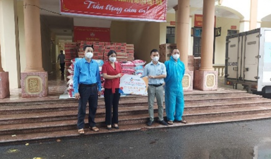 CJ VINA AGRI chung tay cùng Bắc Giang, Bắc Ninh, Thái Nguyên chống dịch Covid-19