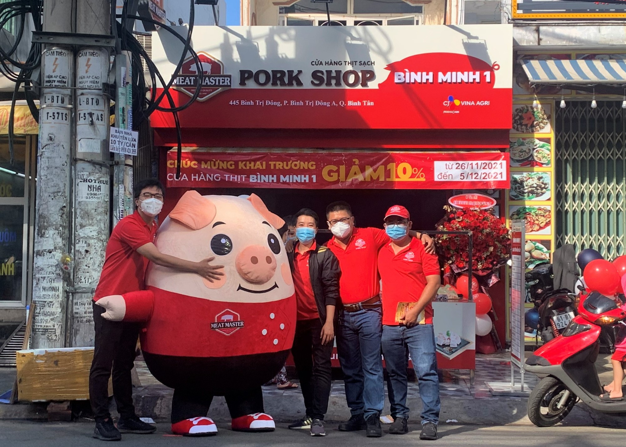 Pork Shop Bình Minh 1: 445 Bình Trị Đông, Phường Bình Trị Đông, Quận Bình Tân.